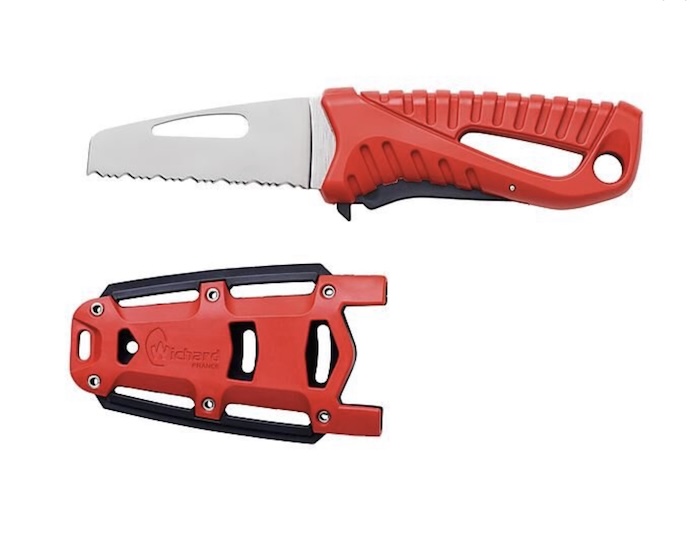 Coupe fil Z-knife plongee sur gilet